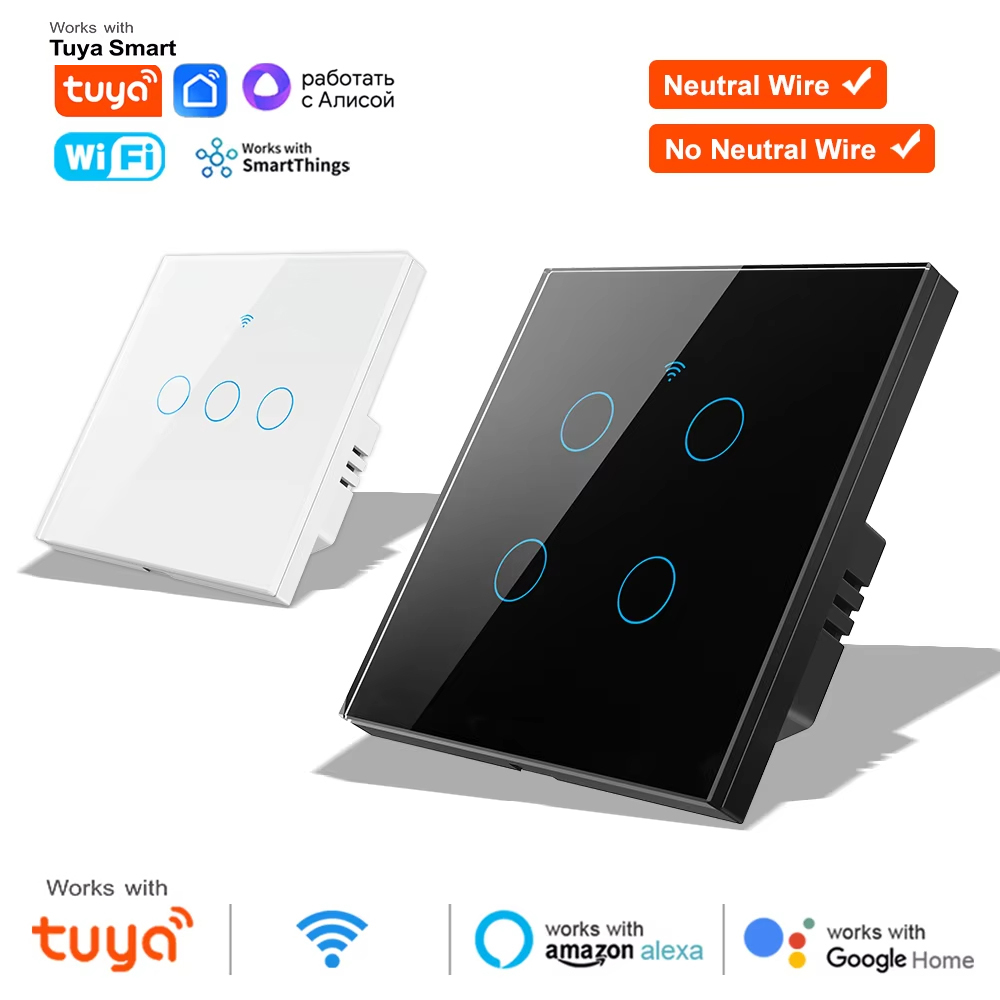Smart Light Switch Wifi - WiFi RF 433mhz Touch Wall Light