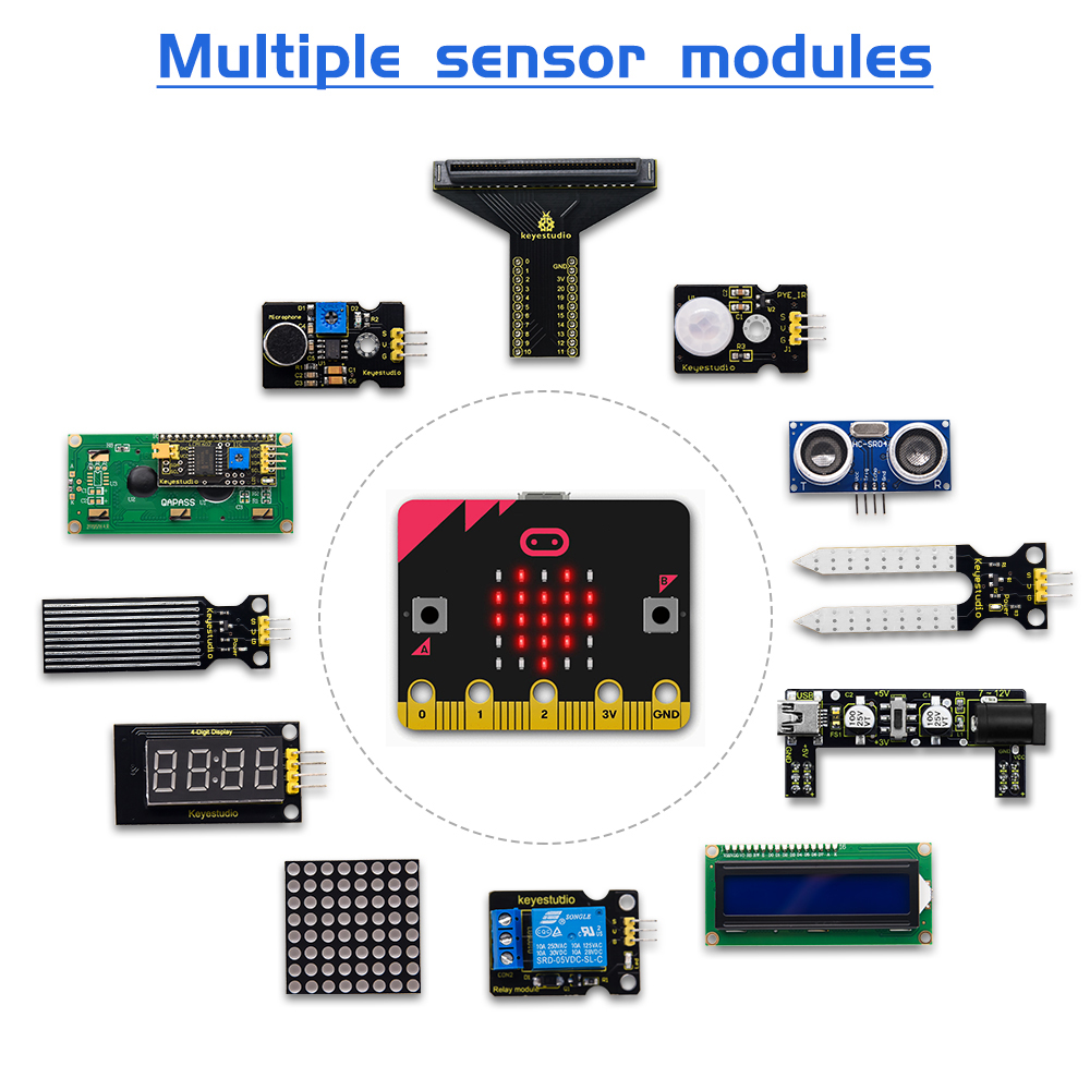 KEYESTUDIO Micro:bit V2 Basic  - Esp32 Smart Home Kit 评论和价格