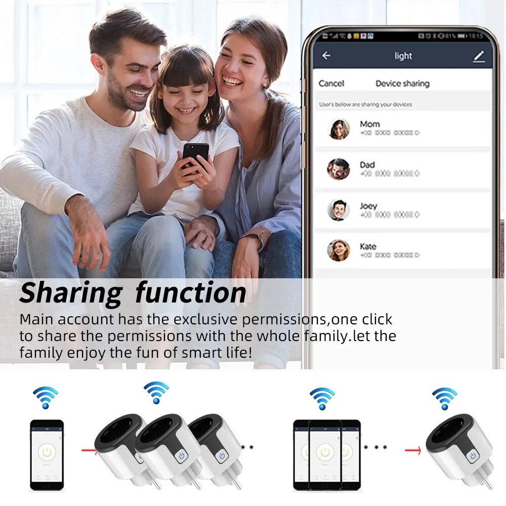 WiFi EU Smart Socket Plug Work - Wifi Smart Plug 评论和价格