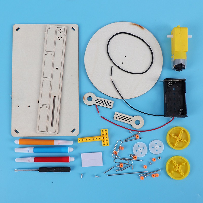 1-3Pcs DIY Wooden Electric Plo - Stem Robotics Kit 评论和价格
