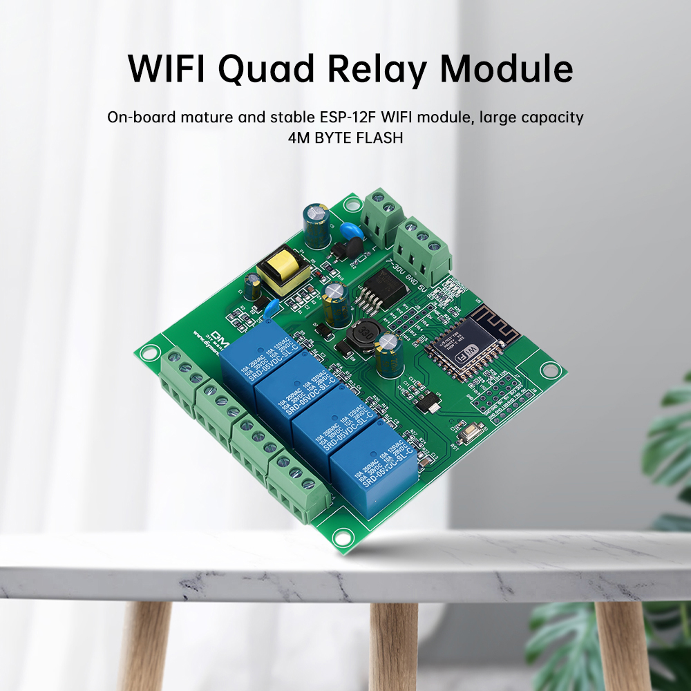 Relay Module WiFi 4‑Channel ES - Esp8266 Relay Module 评论和价格