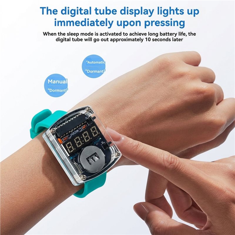 2X DIY Watch LED Watch Electro - Electronics Project Kit 评论和价格