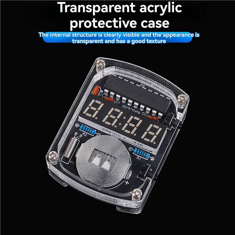 2X DIY Watch LED Watch Electro - Electronics Project Kit 评论和价格
