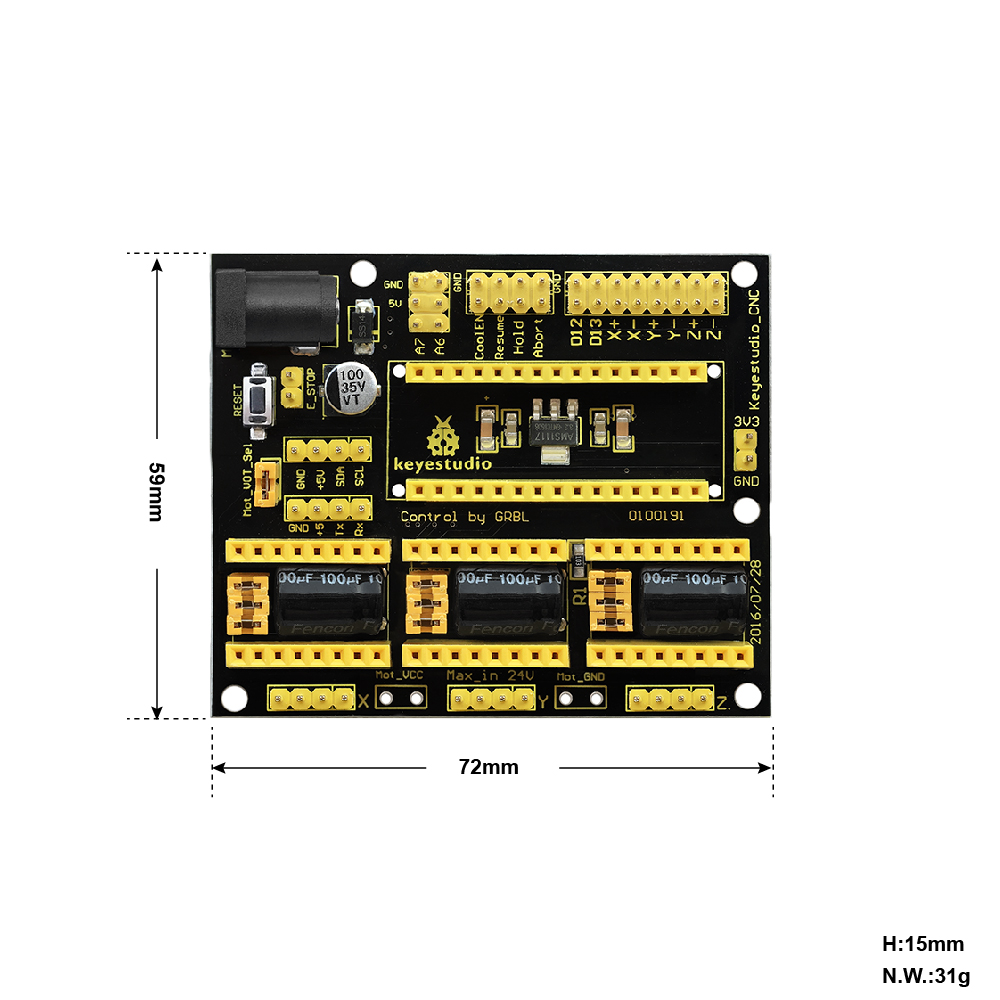 Keyestudio CNC Shield V3 /V4 S - Esp32 Smart Home Kit 评论和价格