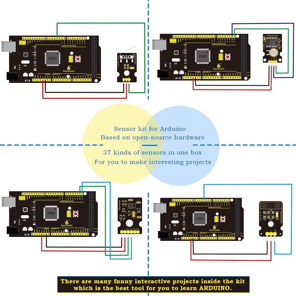 Keyestudio New Sensor Starter  - Esp32 Smart Home Kit 评论和价格